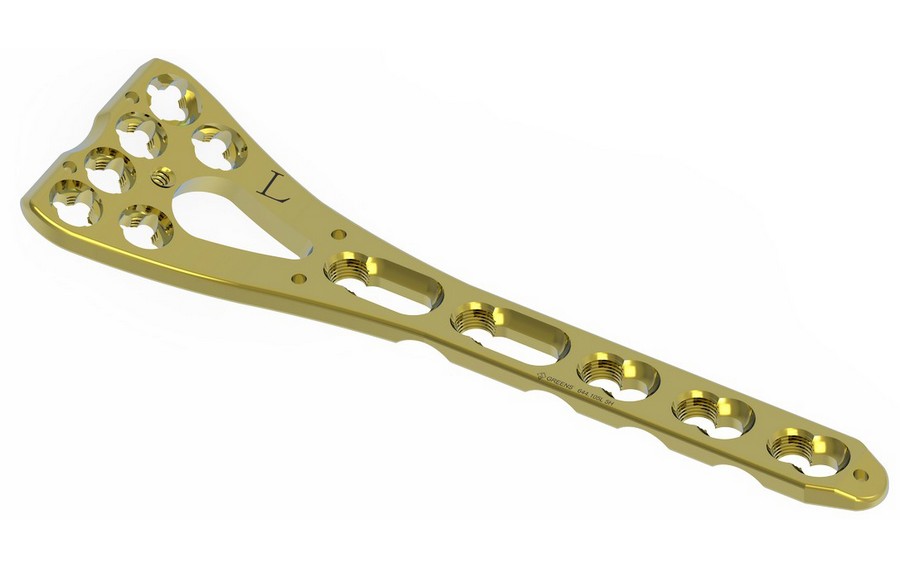 LCP Two - Column Volar Distal Radius Plate 2.4mm, Variable Angle		 